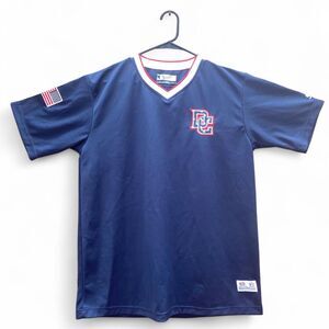 Vintage True Fan Washington Nationals DC Stars & Stripes Baseball Jersey L/G